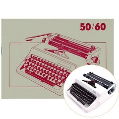 Erika Nos.50 and 60 Typewriter Instruction Manual Antique Vtg User Guide Dora