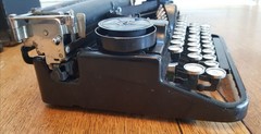 VTG Underwood STD Portable BLACK Typewriter + Case ’20s?/’30s? Antique UNTESTED!