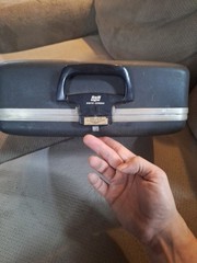 Vintage 1971 Smith Corona Super Sterling Portable Typewriter & Case