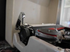 Royal 200 Typewriter Made In Japan Vintage Writing Art Deco Design Gray