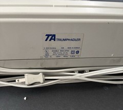 Triumph TA Adler Royal Gabriele 100 Portable Electric Typewriter Tested & Works