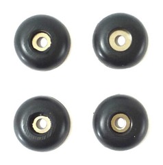 Hermes 2000 Typewriter Rubber Feet Replacement Set of 4 New Feet For Black 2000