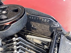 Vintage 1948 Smith Corona Sterling Portable Typewriter & Case Tested & Works
