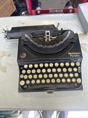 Antique Typewriter Remington USA Made 1920s-30s All Keys Work No Cover