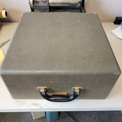 1950s Underwood Champion Finger-Flite Portable Manual Typewriter W/ Case WORKING