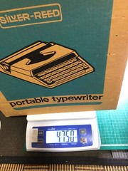 Typewriter, SILVER REED 750, working condition, made in Japan, antique item