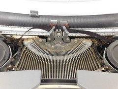 1970s Smith Corona Classic 12 Portable Typewriter with Case
