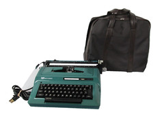 Rare Smith Corona Electra 3LMA Automatic Vintage Electric Typewriter Case NO INK