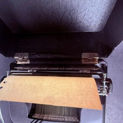 Vintage Black Smith Corona Silent Portable Floating Typewriter & Case TESTED