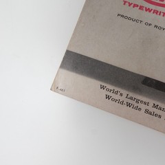 Vintage Royal Model FP Instruction Manual