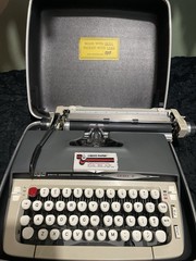 1964 Vintage Smith-Corona Galaxie II Typewriter with Case