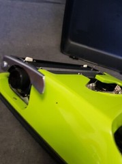 Privileg 300 bright green vintage German typewriter in good condition