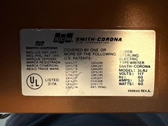 Smith Corona – Super Sterling – Model 3LRJ – Electric Typewriter with Hard Case