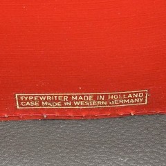 Remington Rand Mark II Typewriter Holland Made -West Germany Case