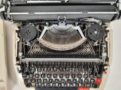 Brother Accord 12 Vintage Portable Manual Typewriter, Case & 2 New Ink Ribbons