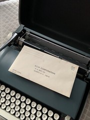 Portable Smith Corona Super Sterling Typewriter with Case