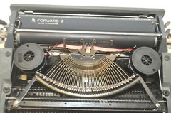 1961 Royal Forward I Portable Manual Slim Typewriter w/ Case Made In Holland