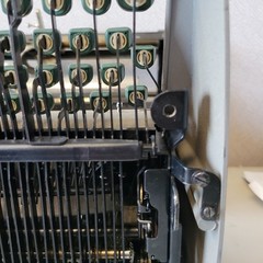 Vintage Royal Aristocrat Typewriter With Case Green Keys~ Tested Working 1950s