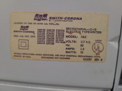 Vintage Smith Corona Coronamatic C-13 Electric Typewriter Serviced Test Page…