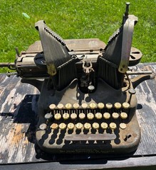 Oliver No. 5 Standard Visible Manual Typewriter Steel Vintage