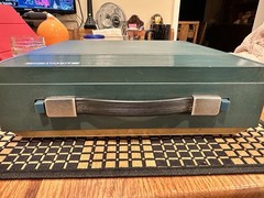 Royal Sprite Portable Blue Typewriter w/ Case 1970s Japan Manual Tested Vintage